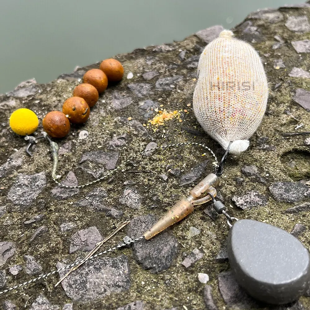 PVA de malla de 25mm x 5m con relleno para cebo de pesca y Pellet - imagen 2