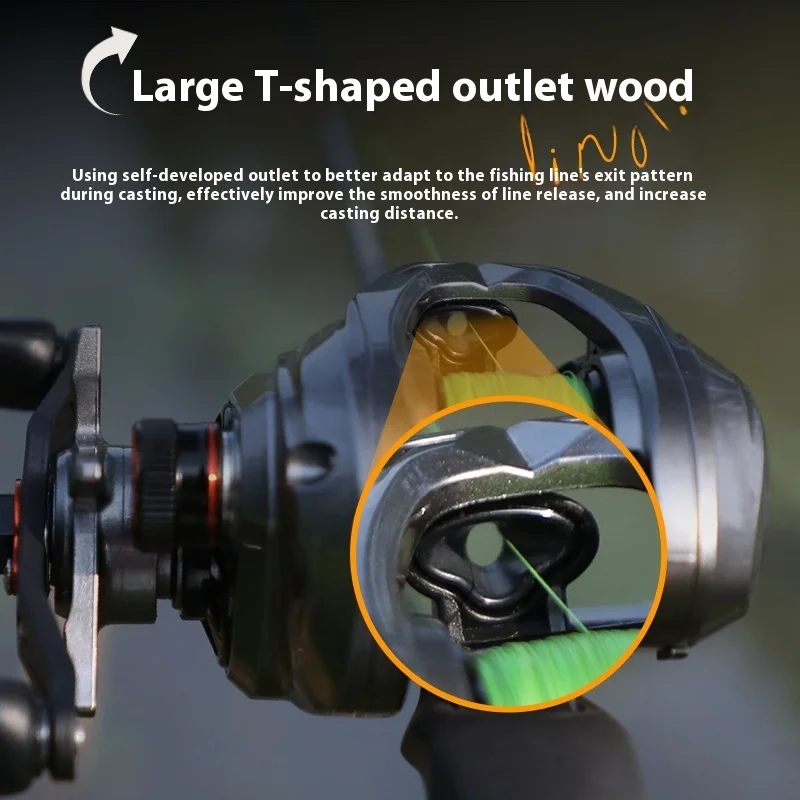 Carrete Baitcast Anatono LX 7 – Fibra de carbono 6kg - imagen 4
