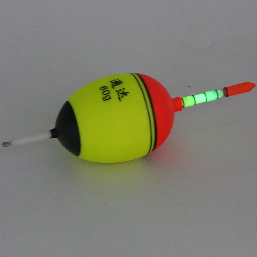 Bobbers flotadores de pesca de carpa EVA lisos de superficie de 5 uds + 5 uds conectores boya de espuma con tapón para el vientre para accesorios de roca - imagen 4