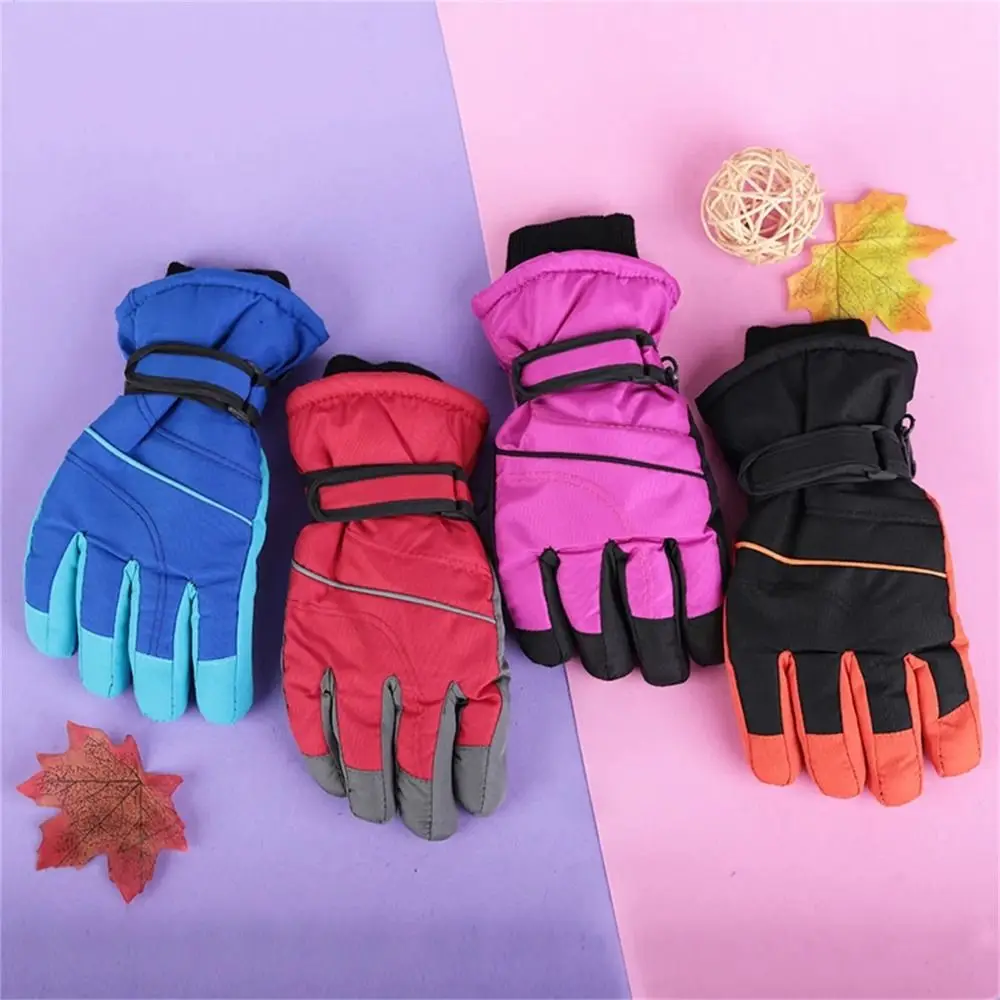 Guantes de esquí impermeables de alta calidad, manoplas de invierno antideslizantes gruesas, dedos cálidos - imagen 3