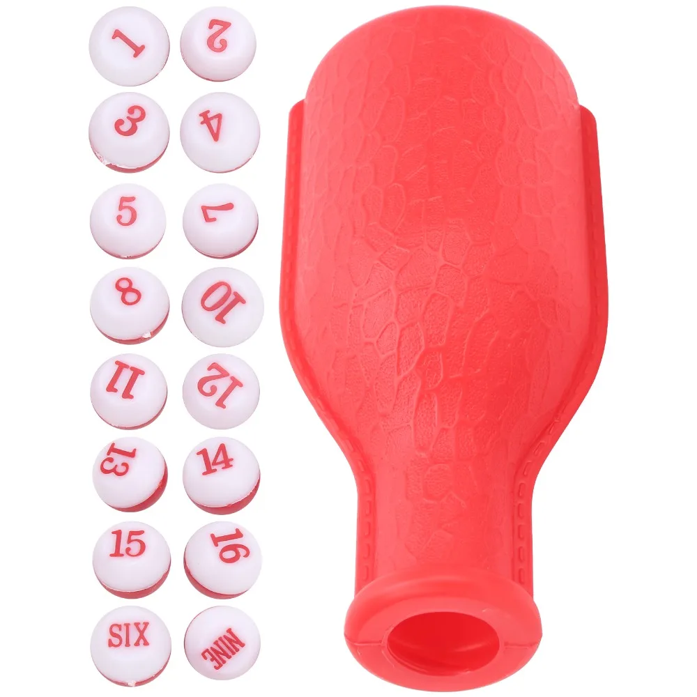 Accesorios de billar, dados numerados, dados de billar, puntuación de plástico, juego estándar, coctelera de billar, botella, coctelera de piscina, billar - imagen 3