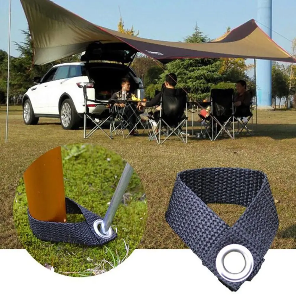 Hebilla de fijación de poste de toldo de nailon, soporte práctico y duradero para caña de pescar, resistente al viento, resistente al desgaste, 8 Uds. - imagen 2