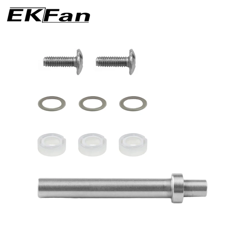 Rodamientos de plástico de eje de 4mm de acero inoxidable Ekfan 7x4x2,5 MM para accesorios de piezas de carrete de fundición giratoria