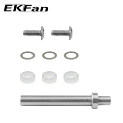 Rodamientos de plástico de eje de 4mm de acero inoxidable Ekfan 7x4x2,5 MM para accesorios de piezas de carrete de fundición giratoria