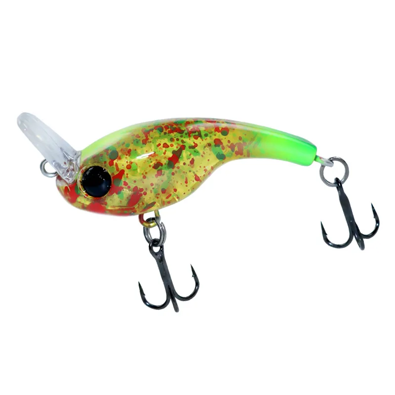 Señuelo de pesca de 2,3g, aparejos de pesca, Crankbait de trucha, Crankbait Wobbler, manivela Artificial, Jerkbait duro Bai - imagen 5