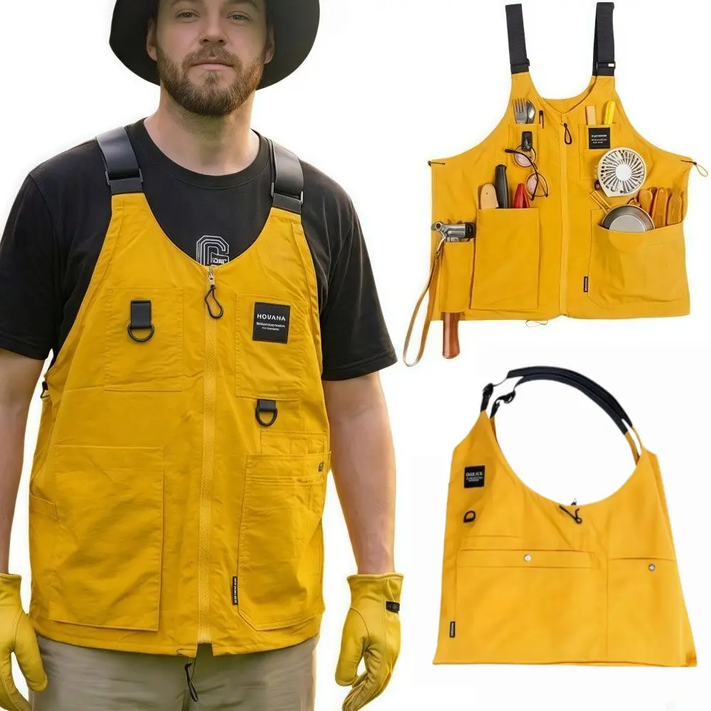 Chaleco de pesca multifuncional unisex – Bolsillos de secado rápido