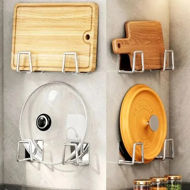 Estante de fregadero de acero inoxidable para cocina, soporte adhesivo para esponja, tubo de drenaje, estante de secado, gancho para colgar en la pared, organizador de accesorios - imagen 2