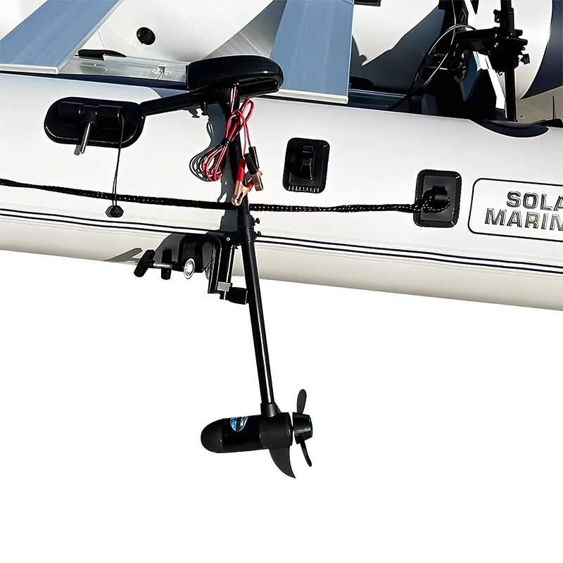 SOLAR MARINE 28LBS DC12V para pesca inflable Kayak surf barco Motor fueraborda eléctrico extraíble accesorios de Motor de curricán - imagen 3