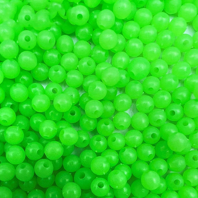 10000 Uds cuentas luminosas 3/4/5mm cuentas de Pesca bolas flotantes luz brillante productos de Pesca anzuelo señuelo accesorios para peces Pesca - imagen 4