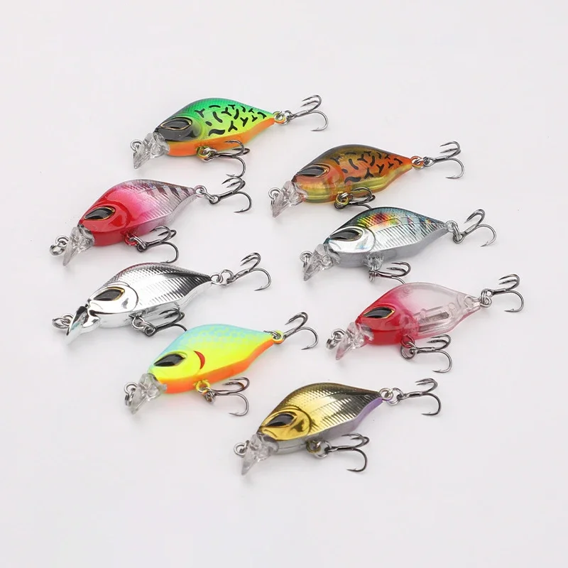 OUTKIT 2023 nuevo llega diseño japonés señuelos pequeños señuelo de pesca 3,2g 4cm hundimiento Minnow Mini cebo duro para perca trucha lubina - imagen 2