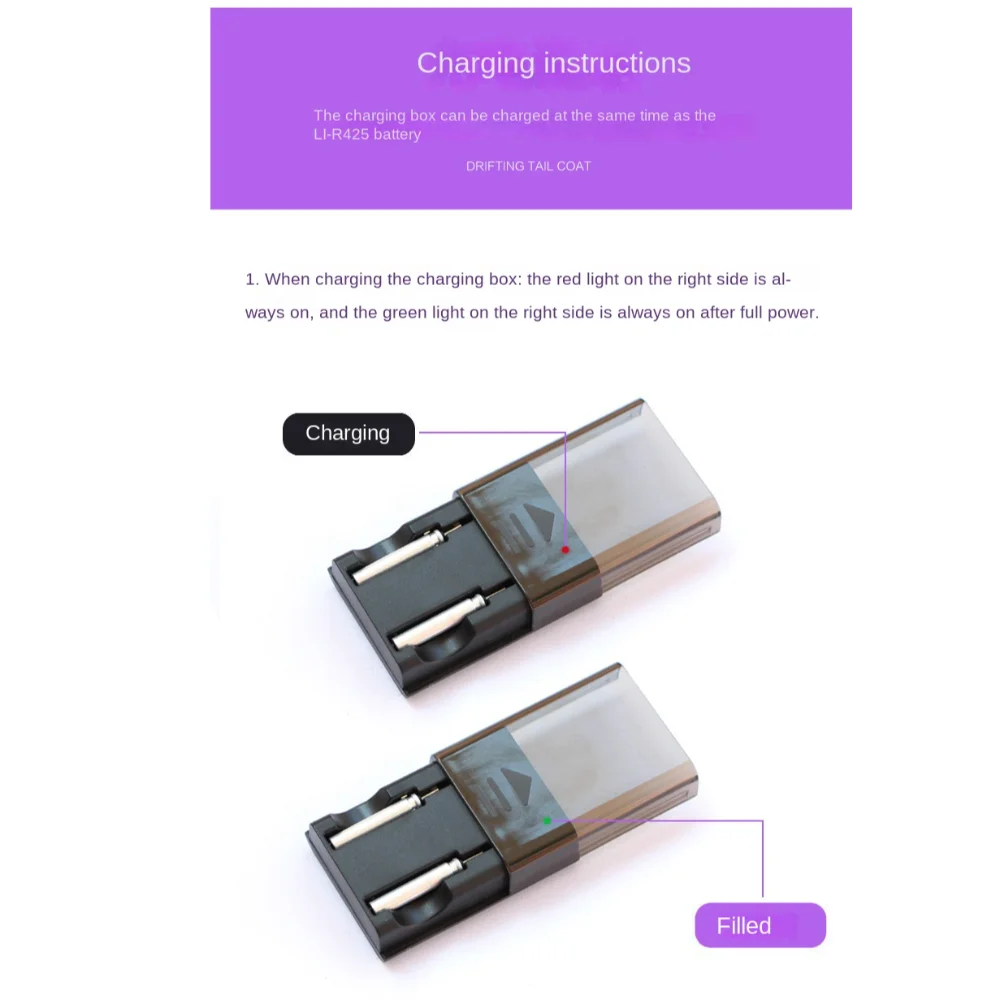 Accesorios de pesca nocturna, cargador USB, boya eléctrica de 1/2 agujeros, aparejos, flotador de pesca, batería luminosa Bobber CR425 CR322