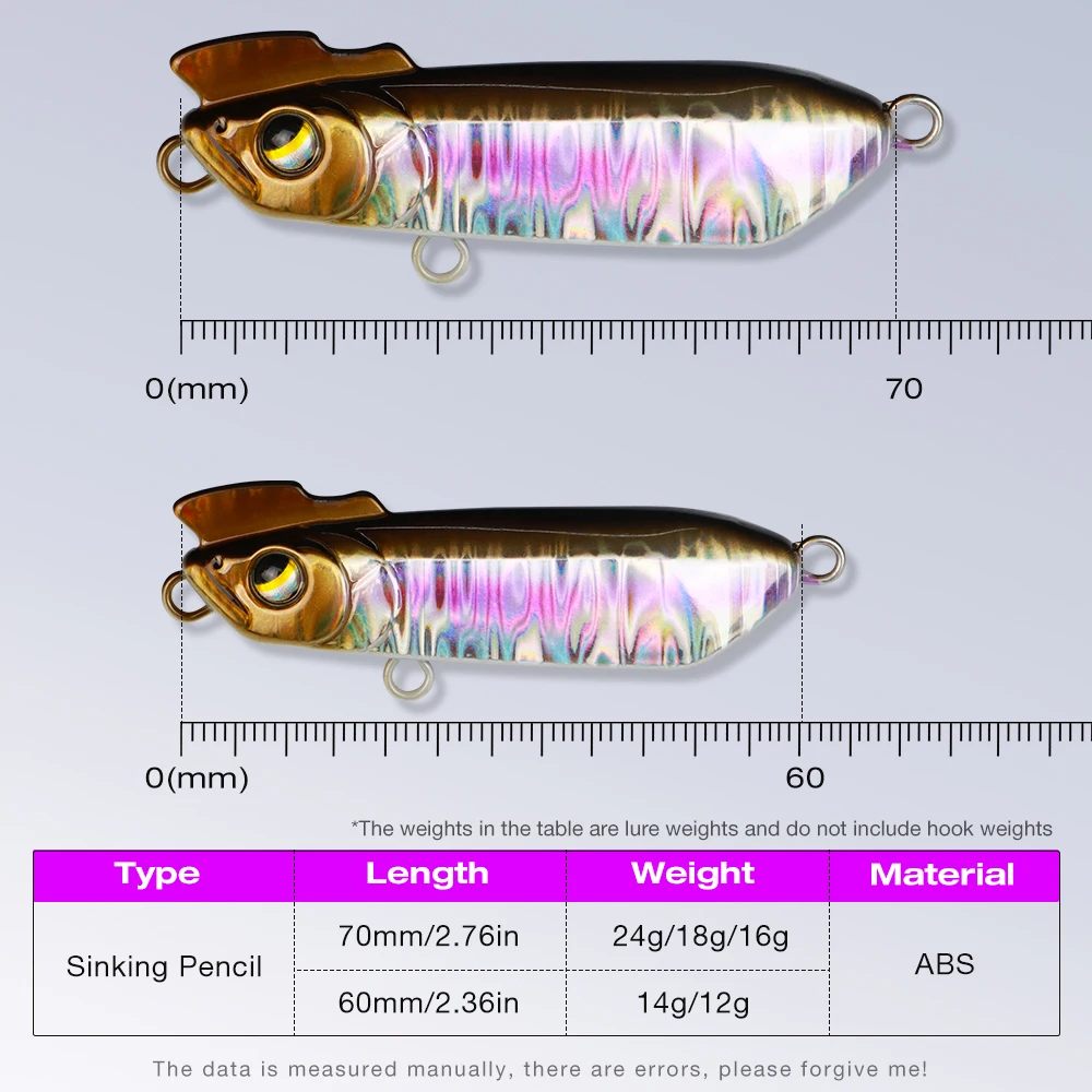 THORFORCE-señuelo de pesca Popper, cebo Artificial Wobbler, lubina, hundimiento, aparejos de pesca de agua salada - imagen 2