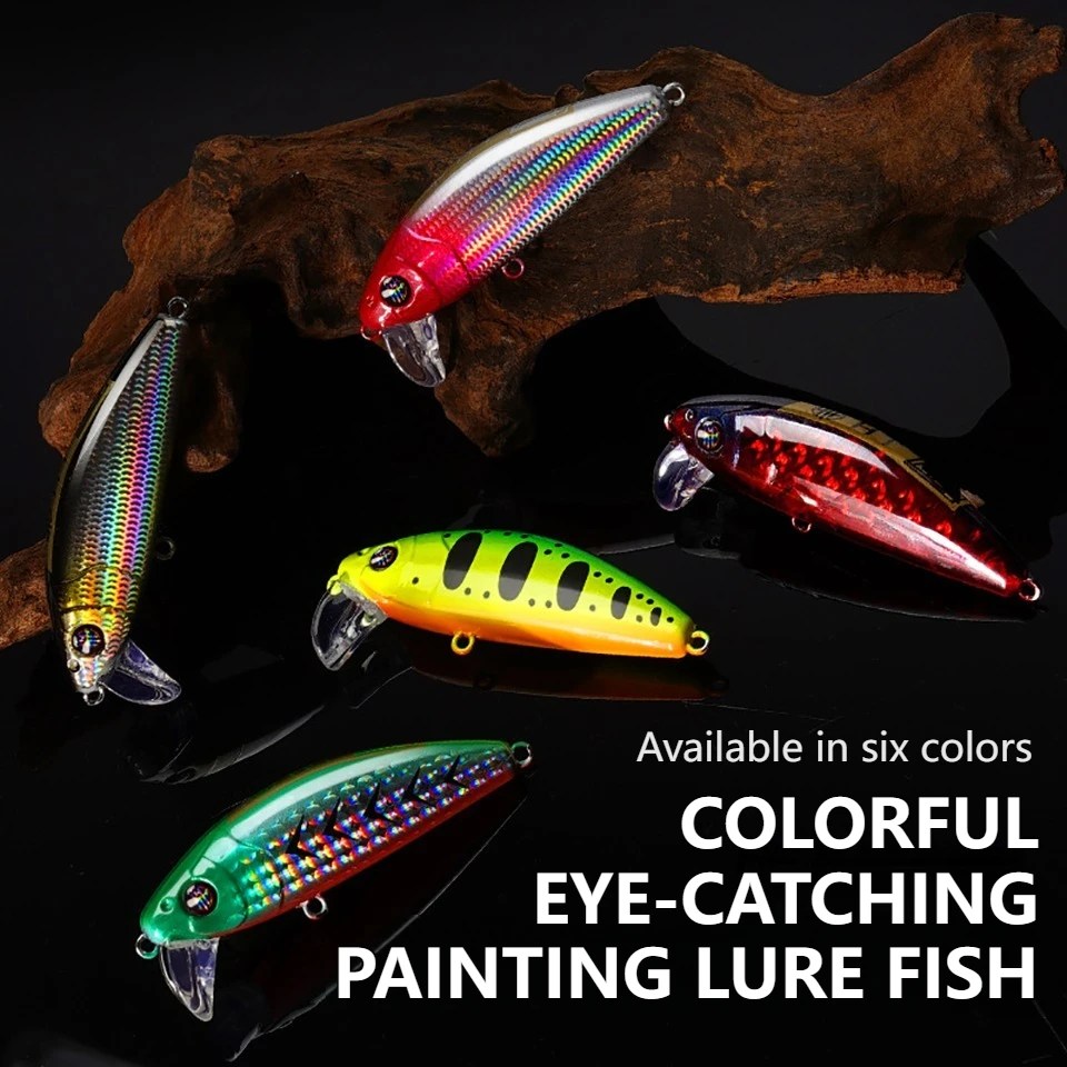 WALK FISH 5,5-18g Minnow hundimiento lento lanzamiento lejano Mino señuelo Swimbait boca doblada pez mandarín sumergido cebo duro Artificial - imagen 3