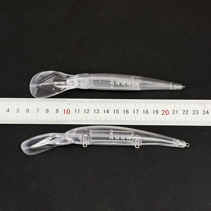 Señuelo de pesca de pececillo de buceo profundo, 20 piezas, sin pintar, 120mm, 18g, Bandit de agua salada, Walleye, cebo Artificial de curricán para carpa lubina - imagen 2