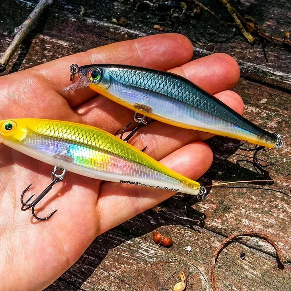 Shadow-señuelo flotante Jerkbait Walleye, 11cm/13g, Crankbait, Rap Minnow, Lucio, aparejos de pesca de agua salada, 1-3M - imagen 3
