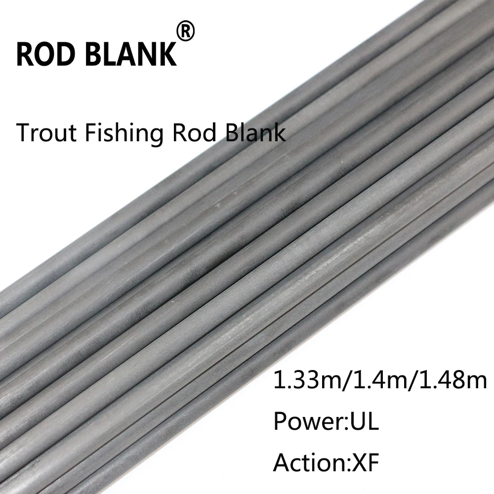 Caña pescar fibra de carbono en blanco 1.33 m Acción UL XF