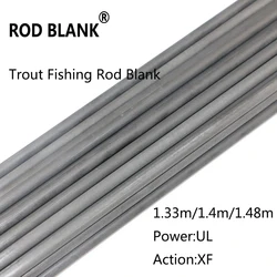 Caña pescar fibra de carbono en blanco 1.33 m Acción UL XF