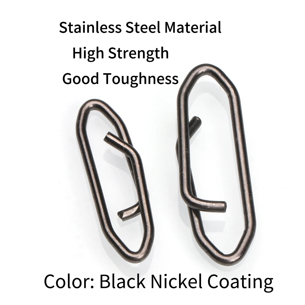 Lionriver-señuelo de pesca a presión de acero inoxidable, accesorios de pesca de 20 piezas, cambio rápido - imagen 3