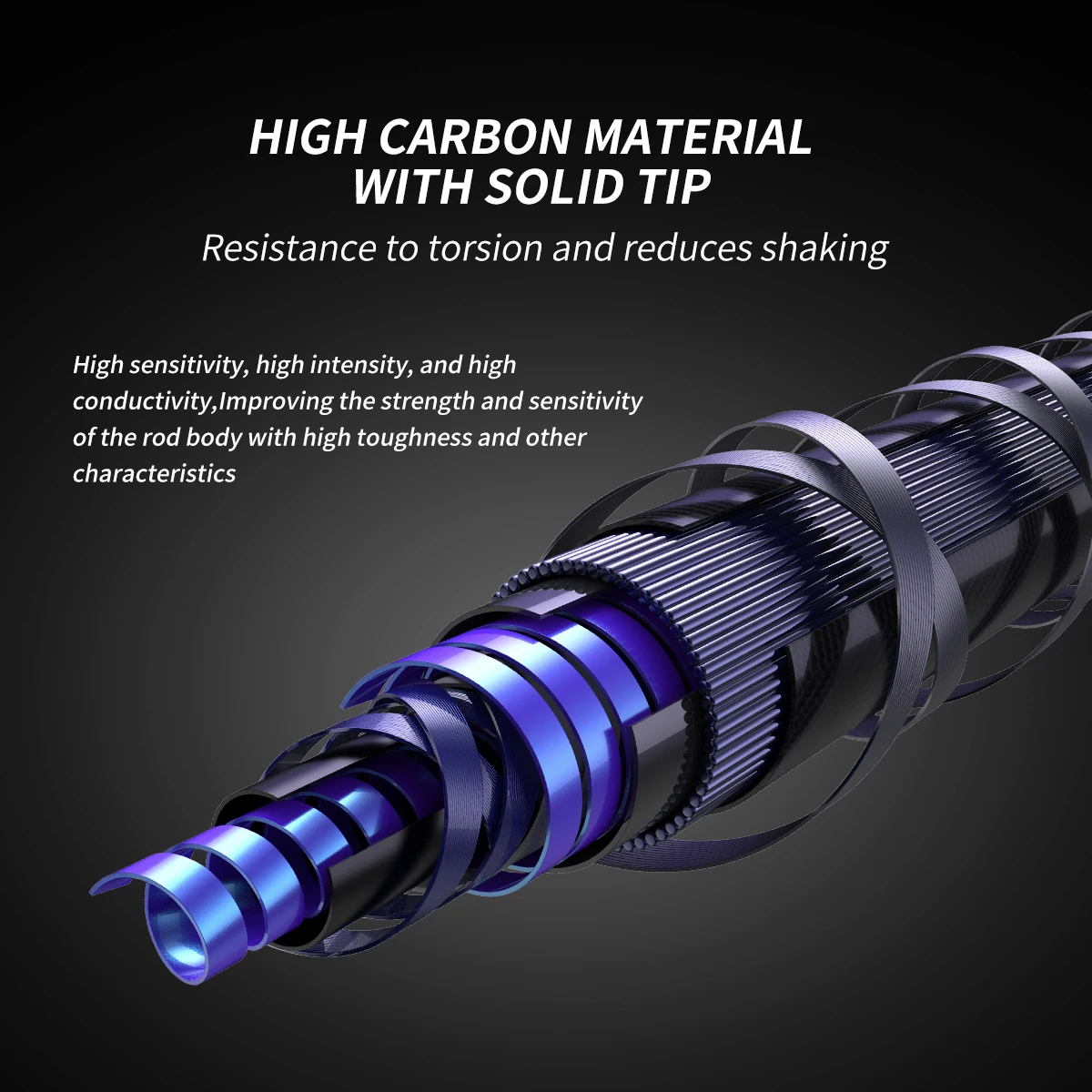 Caña de pescar Ajing, caña de fundición giratoria, caña de pescar en roca de 2,28 m con anillos Fuji, caña Mebaru de 1-7g para caña de pescar en la calle - imagen 4