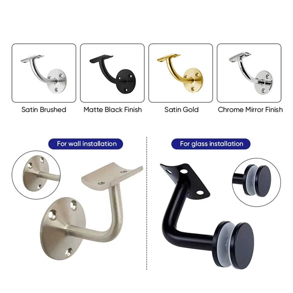 Soportes pasamanos acero inoxidable CNC – Vidrio y escalera - imagen 5