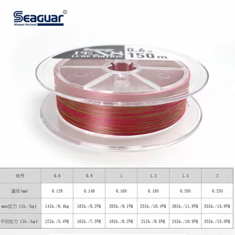 Seaguar Sedal trenzado PE X8 Multicolor – 8 hebras Original 300 - imagen 4