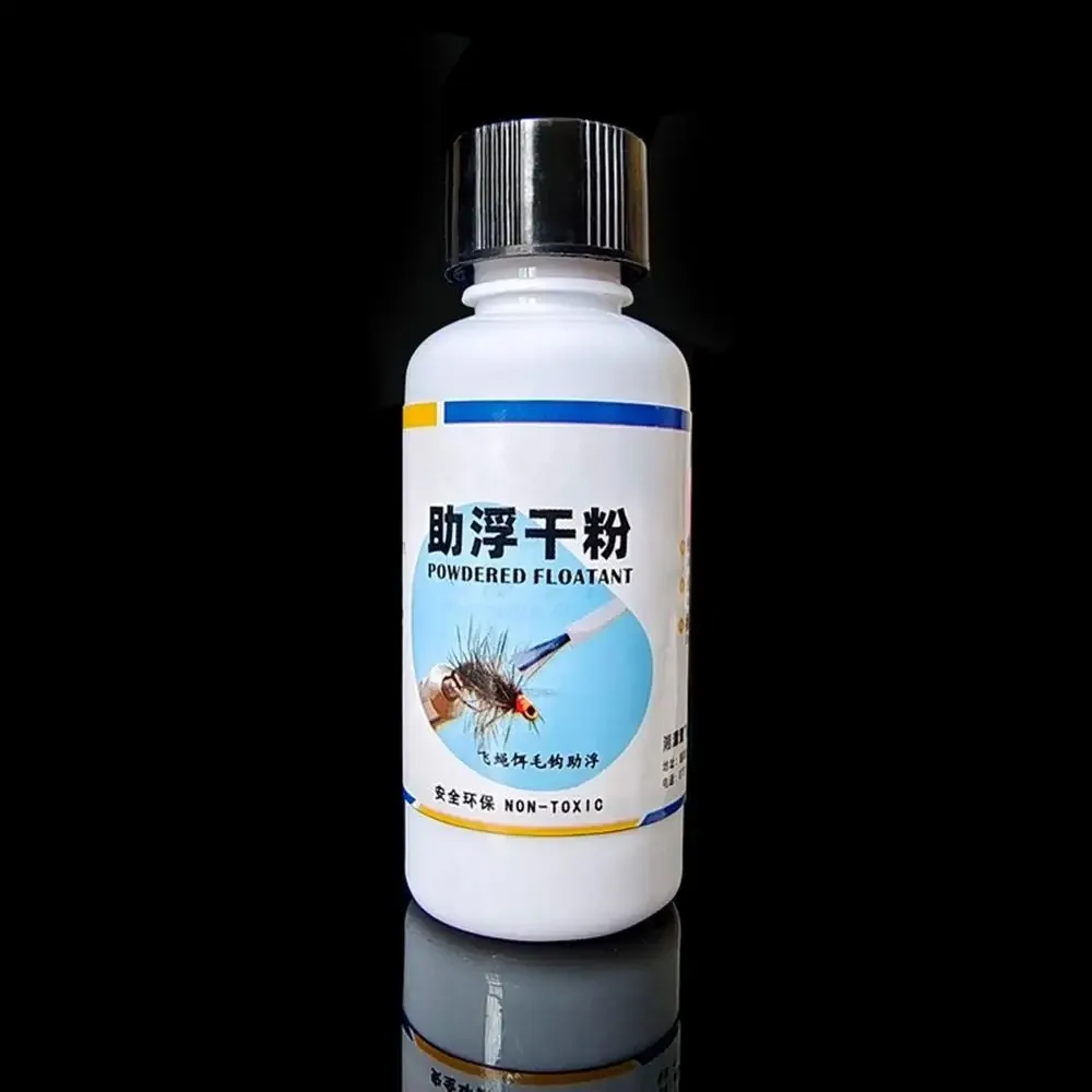 Flotador de mosca seca con extracto Natural, hidrolisable, de larga duración, para pesca, aumenta el efecto flotante, polvo para moscas fácil de llevar - imagen 4