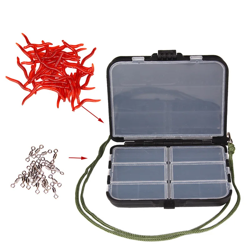 Caja de aparejos de pesca, caja de cebo extraíble, gancho multifuncional, estuche de almacenamiento de señuelos, accesorios de pesca, 10 cajas - imagen 3