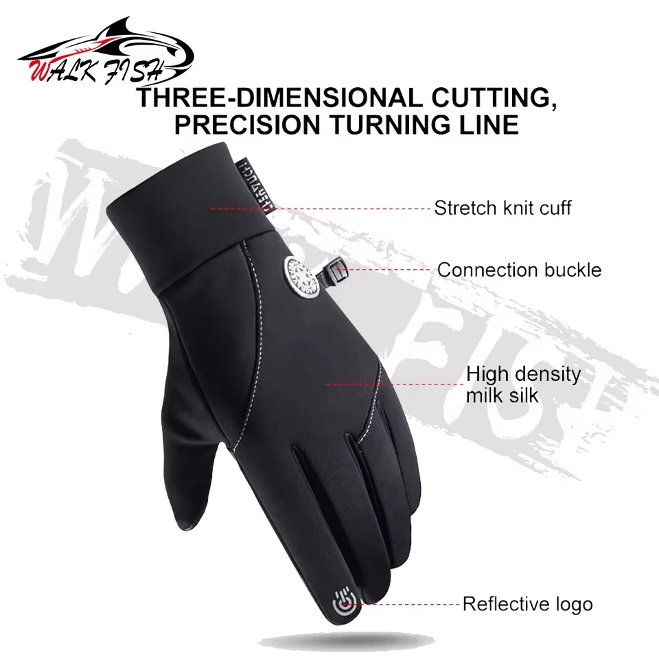 Guantes WALK FISH invierno pesca – Impermeables y acolchados - imagen 3