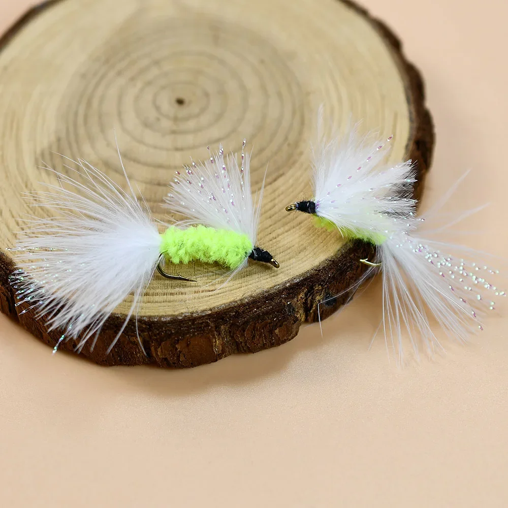 Moscas de pesca con mosca para trucha, lubina y salmón, surtido de moscas húmedas, moscas idéales para pesca con mosca, 8 Uds. - imagen 5