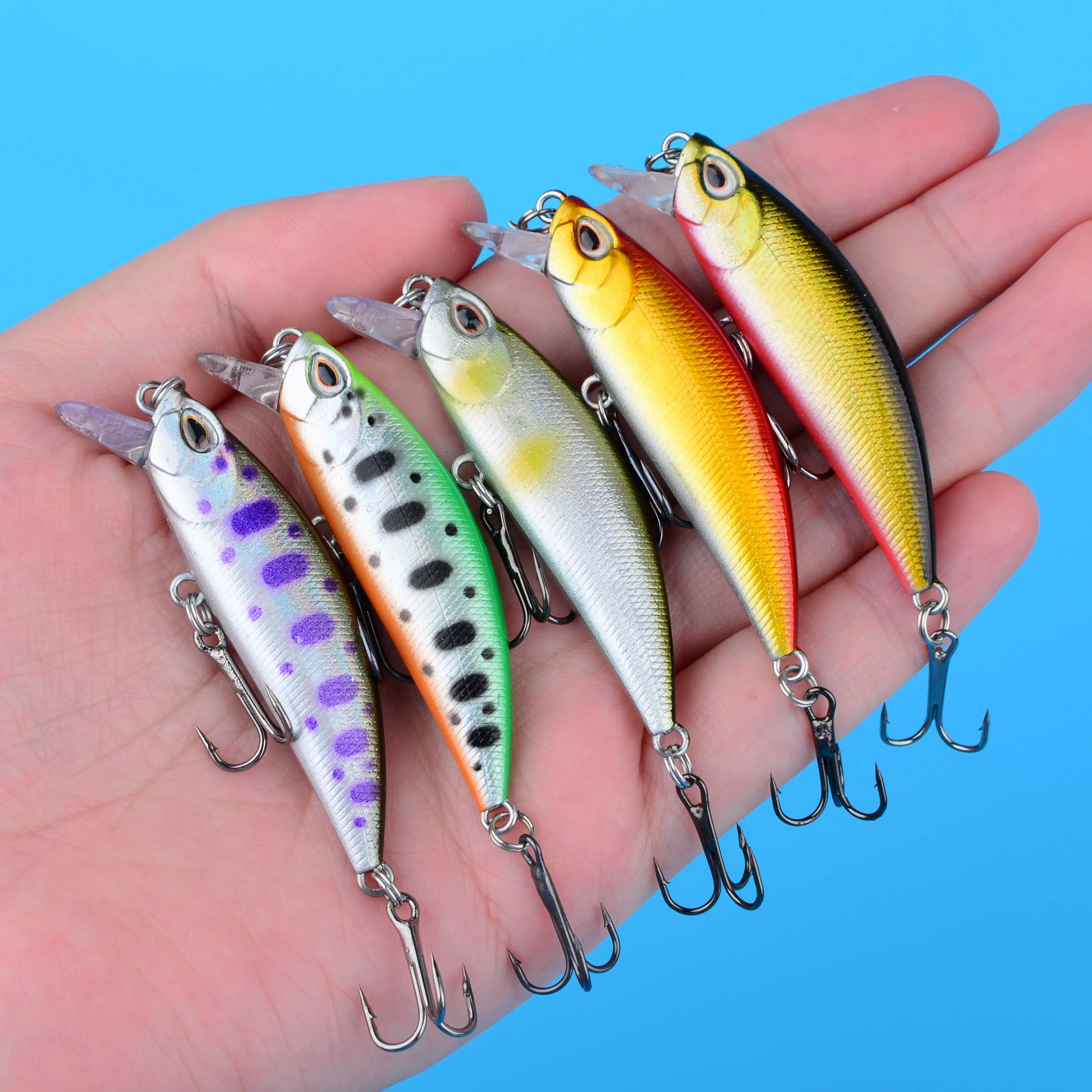 Señuelo Minnow hundimiento lento duro realista para distancia - imagen 5