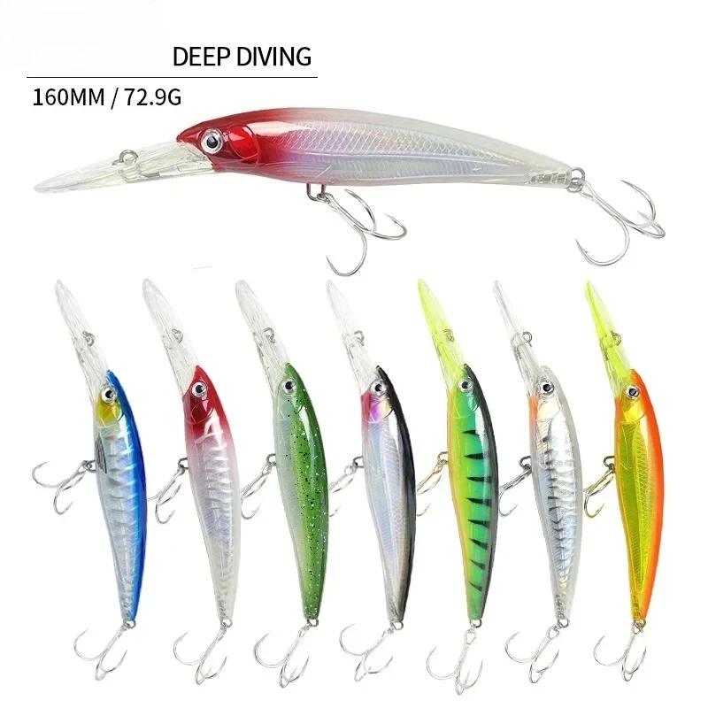 Swimbait labios largos flotante – Trucha marina - imagen 4