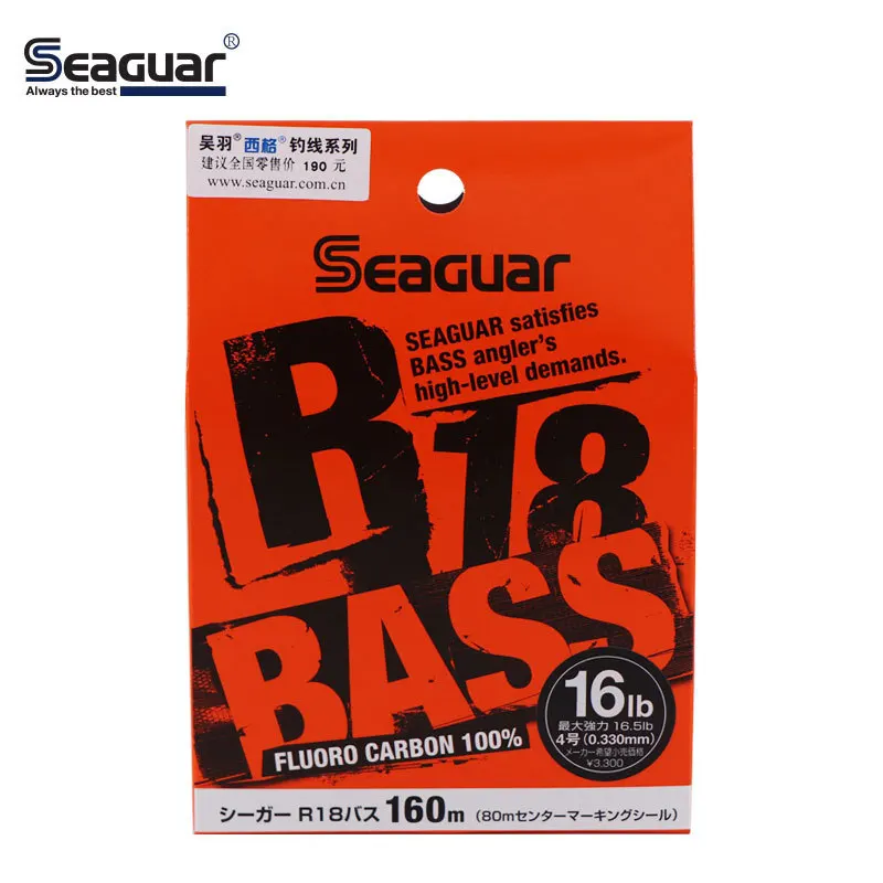 Seaguar R18 original línea fluorocarbono lubina y carpa - imagen 4