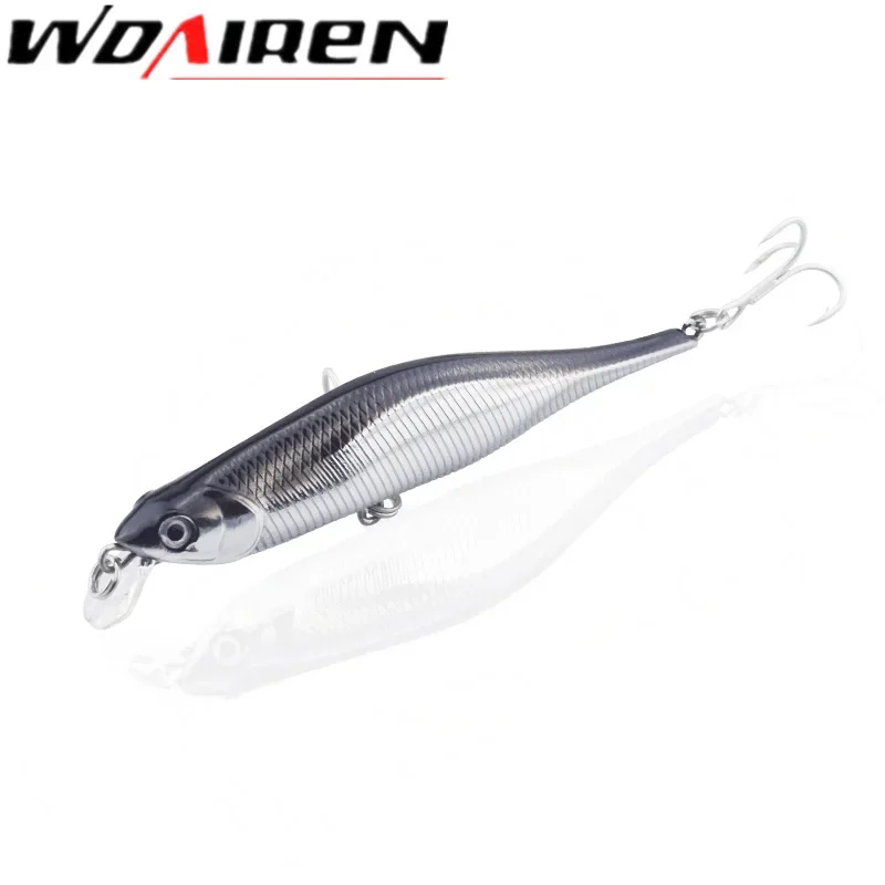 1 unidad de nuevos señuelos de pesca, manivela de Mahow 11cm 11g. Cebo duro Artificial japonés Wobbler Swimbait modelo caliente cebo de manivela 5 colores WD-478 - imagen 3