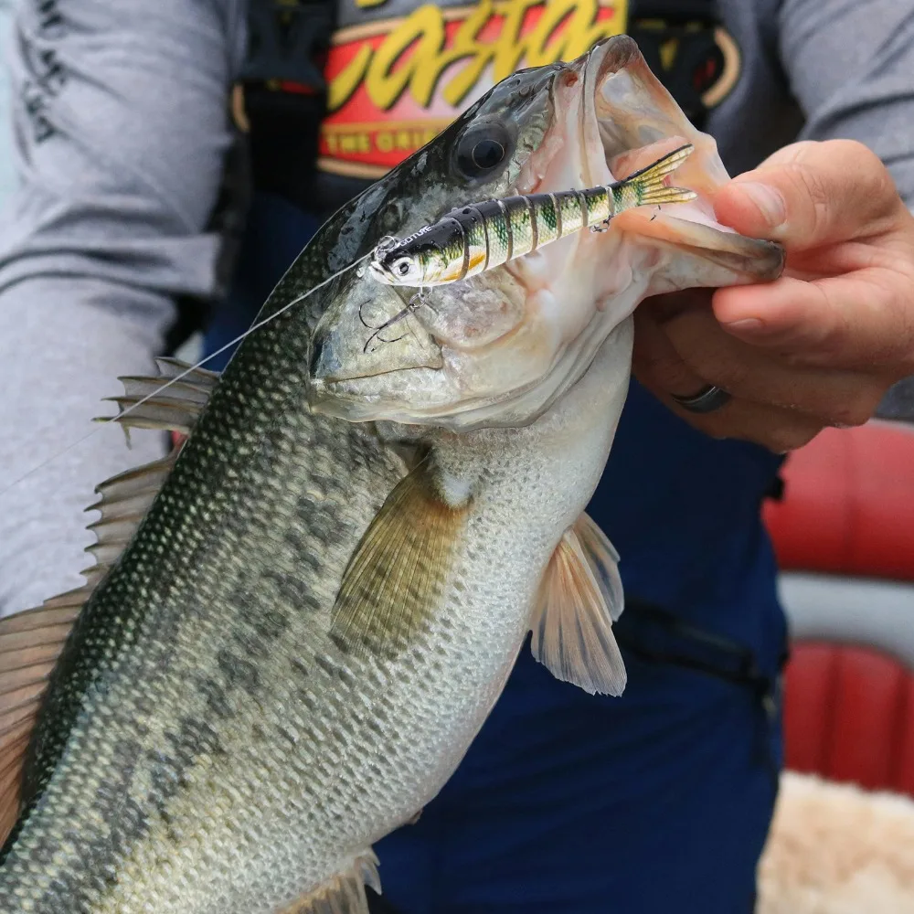 Goture-señuelo de pesca articulado, 3 uds., hundimiento flotante, 11g, 27g, sección de cebo duro gigante, señuelo para cebo grande, Lucio - imagen 5