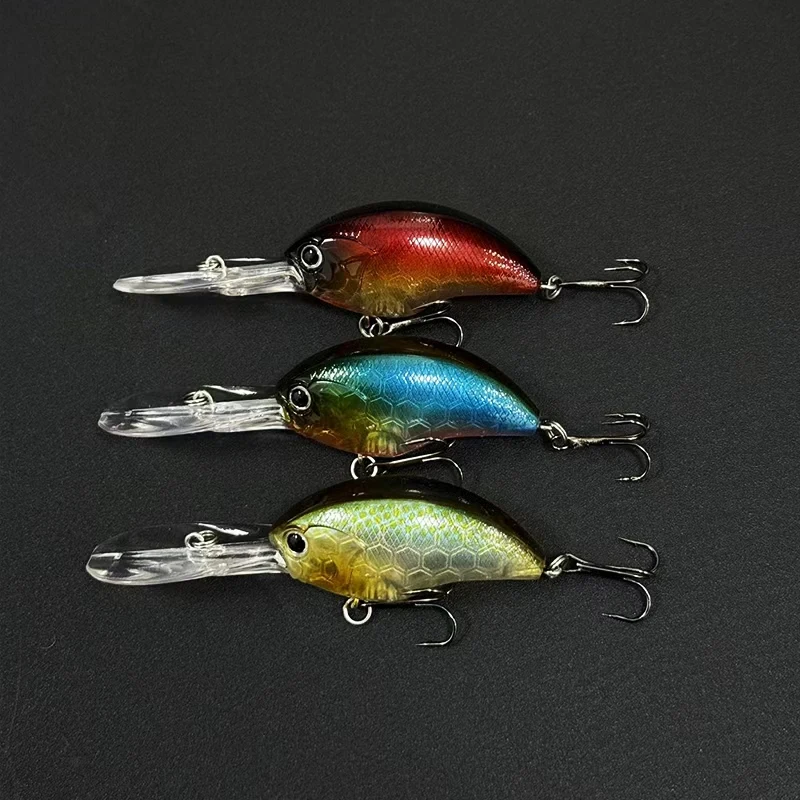 11g 55mm venta al por mayor Crankbaits Topwater cebos duros artificiales buzo de aguas profundas Señuelos de pesca flotantes para lubina carpa agua salada - imagen 3