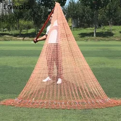 Lawaia-redes de pesca de línea trenzada hechas a mano, estilo tradicional, con plomos de acero, altura de 2,5 M/3,5 M/4M