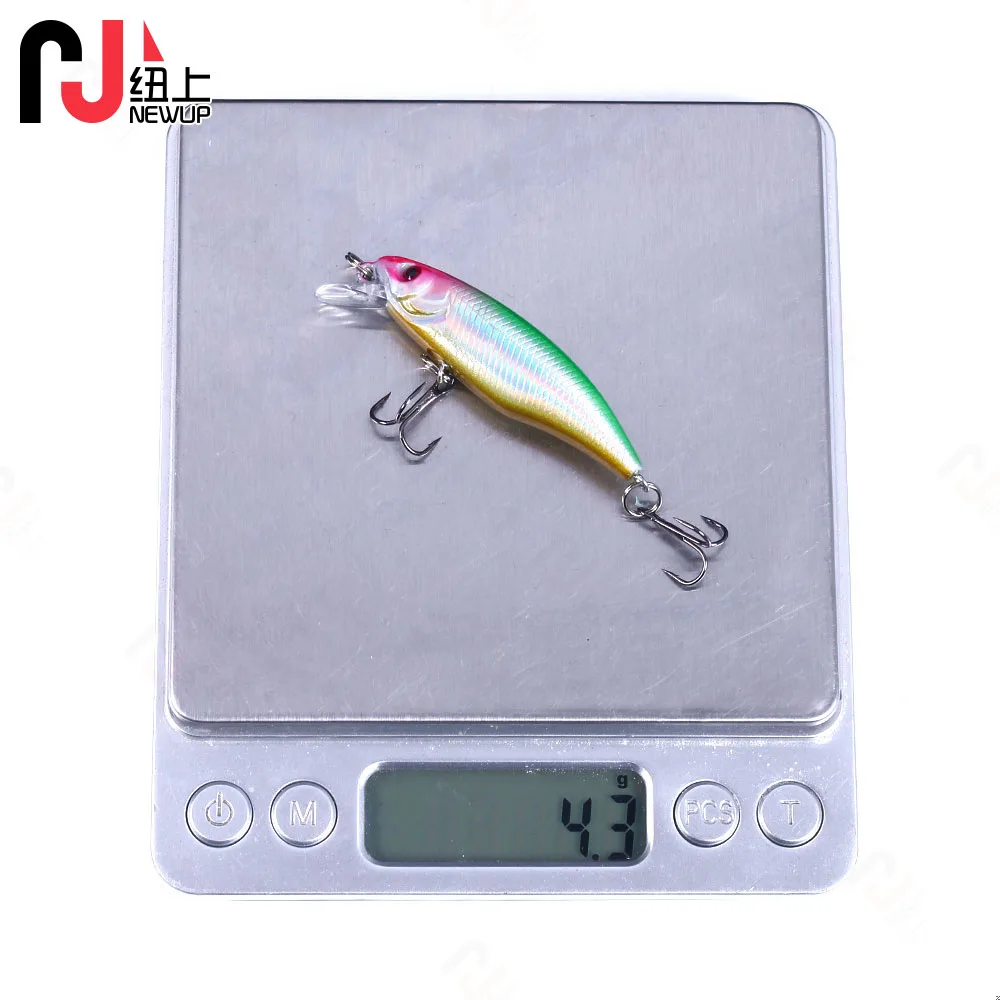 Juego de Señuelos de Pesca, cebo duro Artificial para pececillos, perca, lubina, trucha, 16 piezas, 6cm-4,3g, 10 # - imagen 5