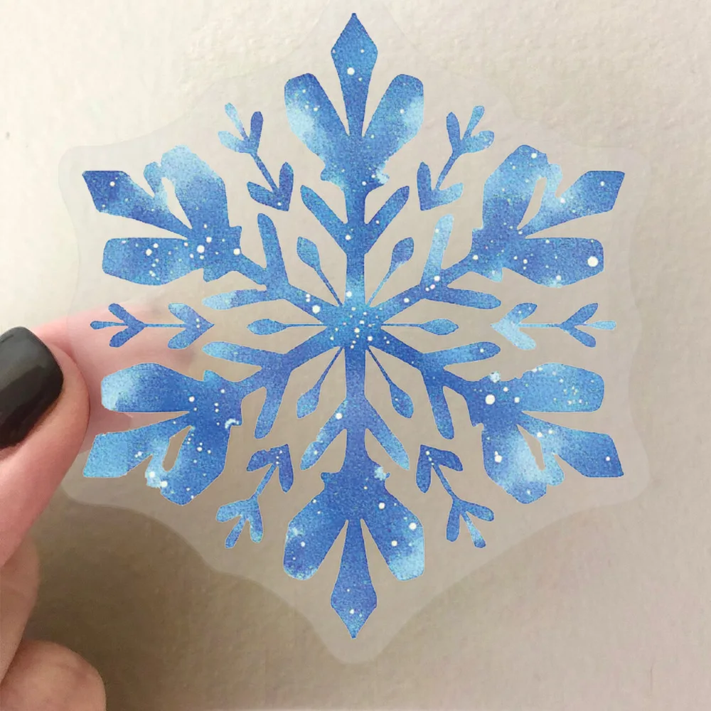 50 Uds. De pegatinas transparentes de PET con elemento meteorológico de acuarela, álbum de recortes, teléfono, guitarra, maleta para portátil, calcomanías impermeables, juguetes - imagen 4