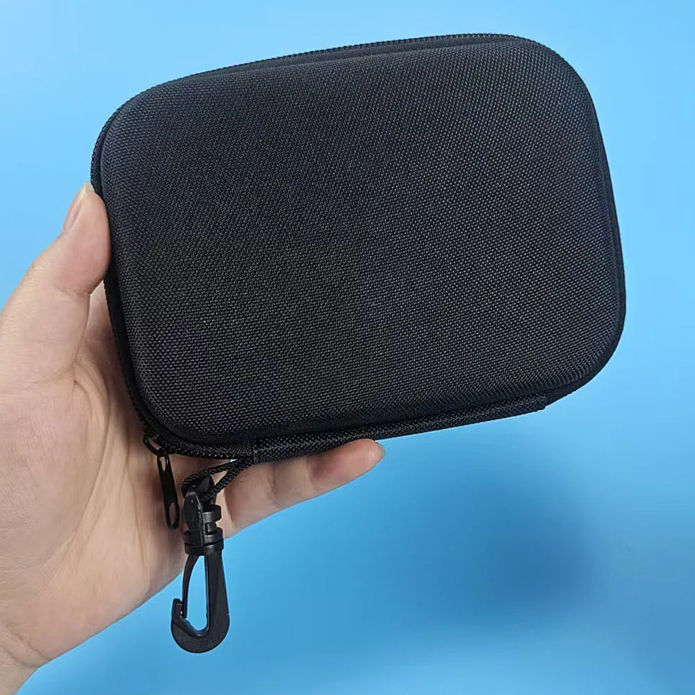 Accesorio de aparejos de pesca impermeable portátil negro, estuche de almacenamiento EVA con cierre de cremallera, caja de cebo multiusos, caja de gancho - imagen 4
