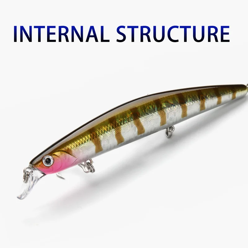 Wondershot-señuelo de pesca profesional, cebo de calidad para pesca en el mar, A20, JERK MINNOW 125F, 125mm, 21g - imagen 4