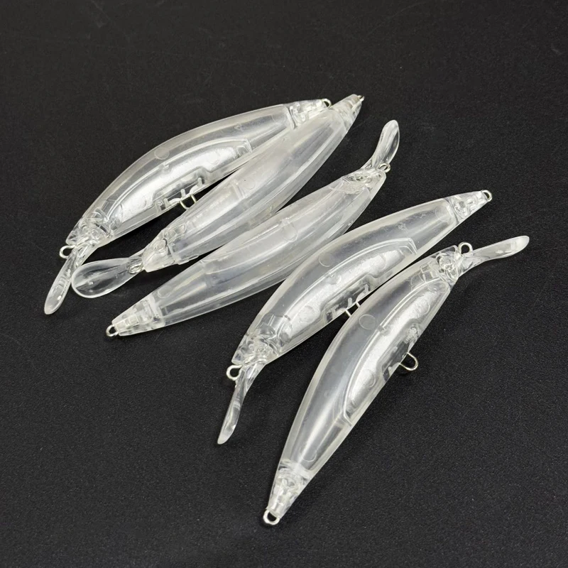 20 piezas cebos de pececillo sin pintar 90mm 29g señuelos de pececillo que se hunden cebo Artificial de fundición larga buceo en agua salada Trolling Swimbait - imagen 5