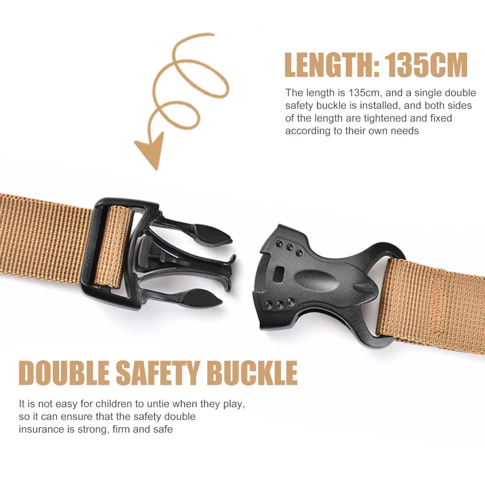 Cinturón de fijación de almacenamiento de carga ajustable para acampar al aire libre, hebilla de equipaje de viaje, correa de ajuste atada, senderismo - imagen 3