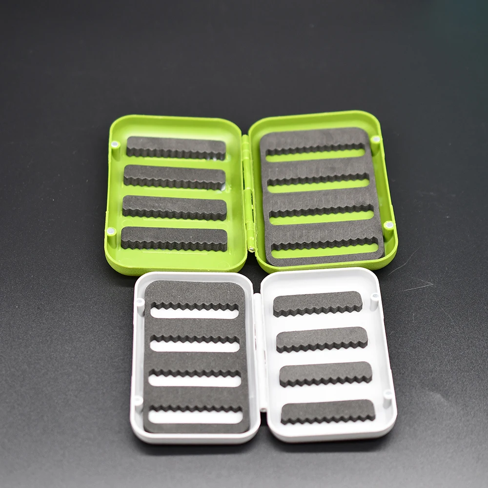 MNFT 1 Uds ABS espuma de plástico pesca con mosca moscas señuelo caja atado de moscas insecto Artificial cebo gancho cajas accesorios para peces L S - imagen 5