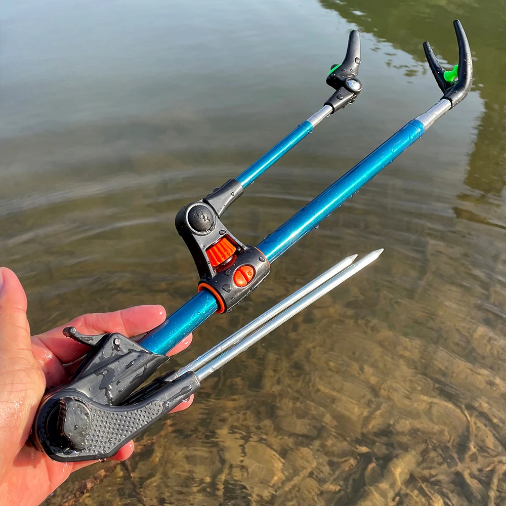 Soporte de caña de pescar multiusos, estante de Soporte de Energía, poste de carpa, soporte plegable retráctil ajustable, accesorios de pesca - imagen 2