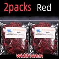 2packs Red 6mm