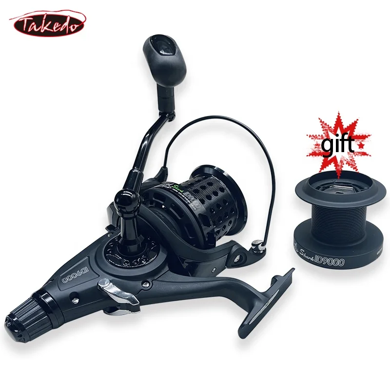 Carrete de pesca giratorio TAKEDO HS02 10 + 1 rodamientos de bolas carrete de pesca Surfcasting carrete de carpa marina doble taza todo para pescar - imagen 3
