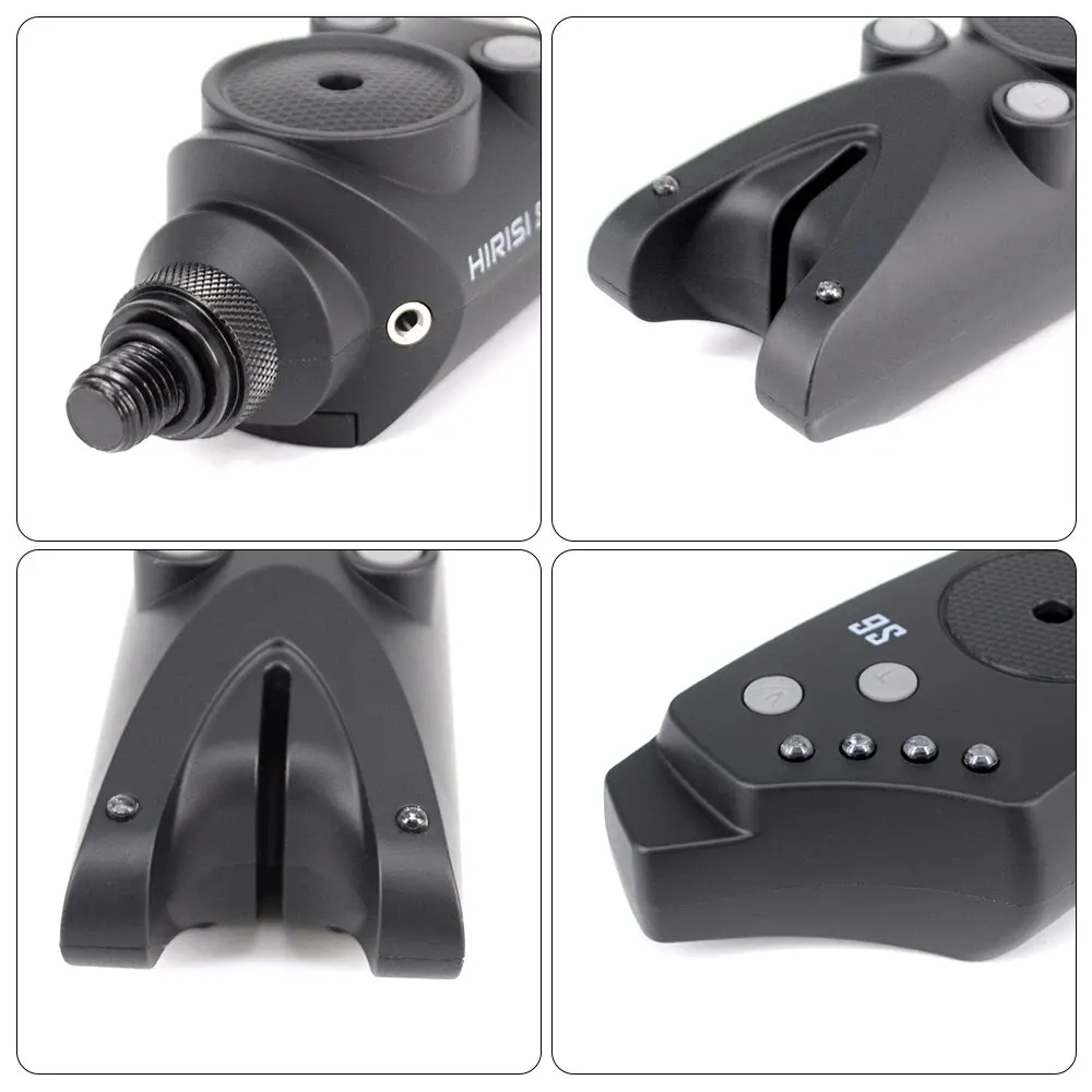 Hirisi-Juego de alarma de pesca de carpa inalámbrica, alarmas de mordedura de pesca impermeables, accesorios de pesca, indicador de mordedura de pesca S6 - imagen 4