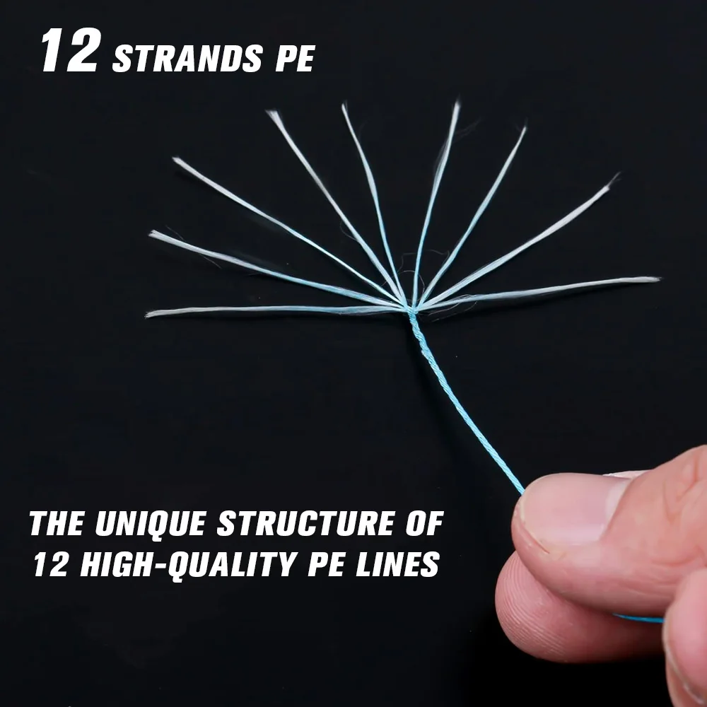 Línea de pesca de carpa X12, 300M, 500M, 1000M, 12 hebras trenzadas, multifilamento japonés, alambre de PE, aparejos de pesca suaves y duraderos súper fuertes - imagen 4