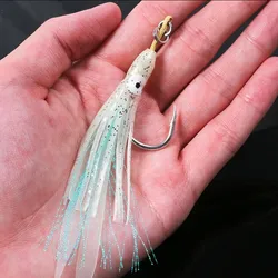 Anzuelos de Asistencia Kevlar para Jig con Falda Calamar