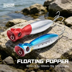 Kingdom TopWater Popper superficie – Señuelo artificial para bass